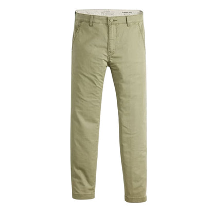 Deep Lichen Green - Front - Levis Mens Karla Corduroy Textured Slim Chinos