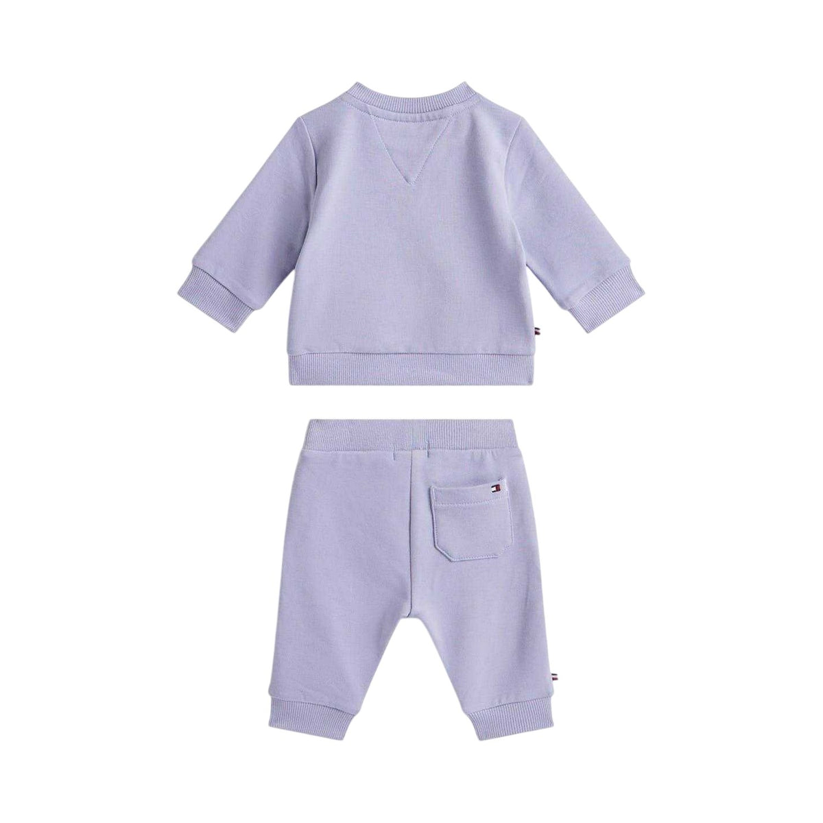 Dusk - Back - Tommy Hilfiger Childrens-Kids Lettering Sweatshirt & Jogging Bottoms Set