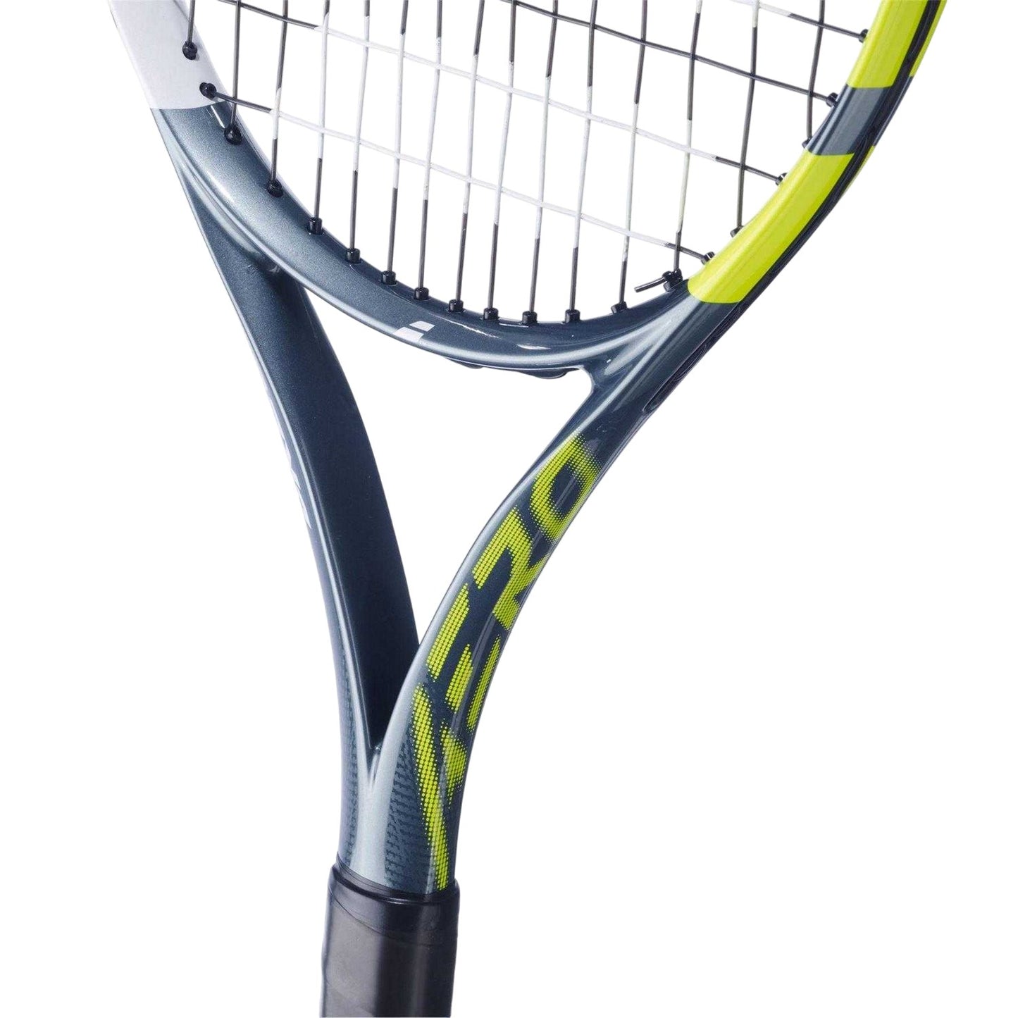 Grey - Back - Babolat Logo Tennis Racket
