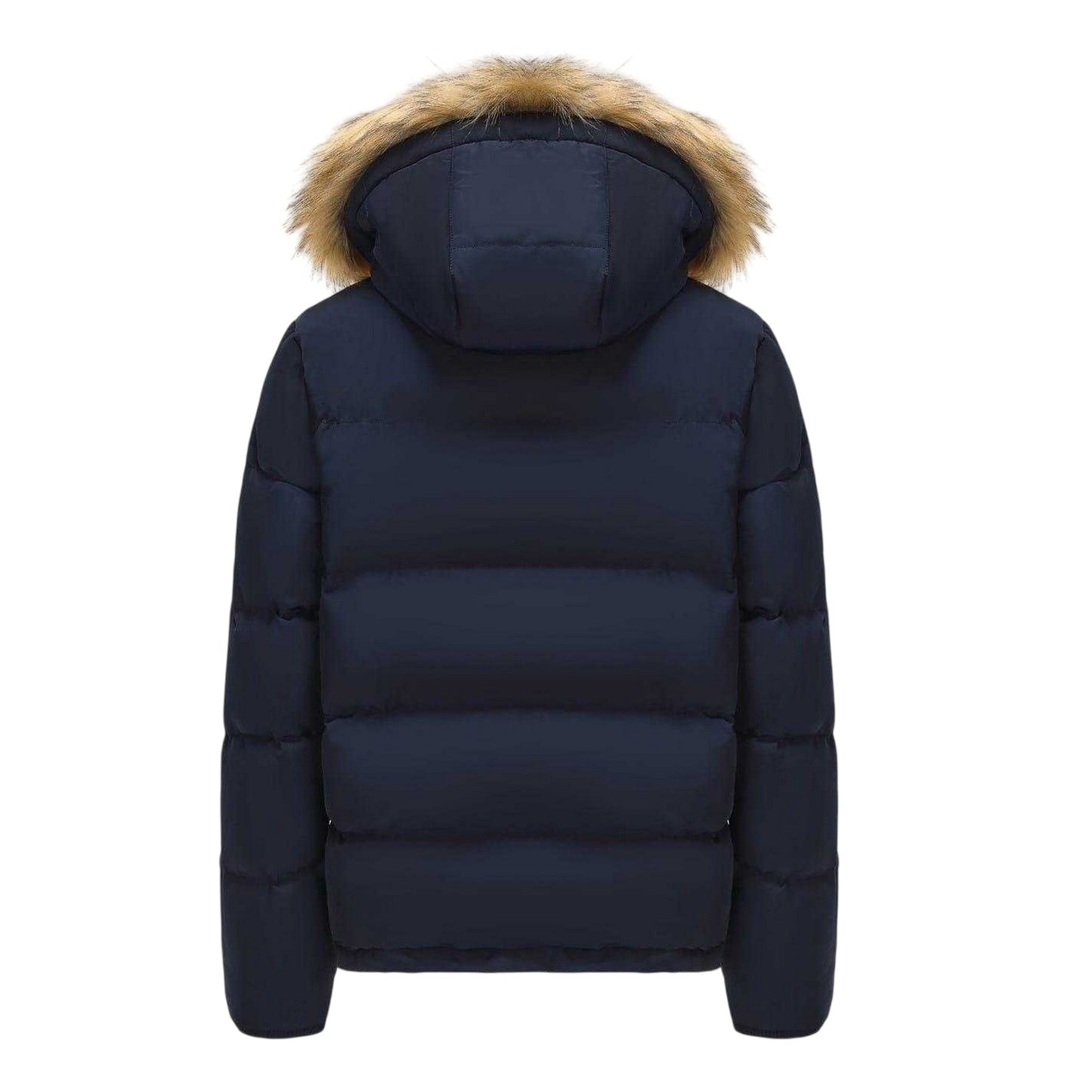 Navy - Back - SoulCal Mens Bubble Recycled Polyester Puffer Jacket