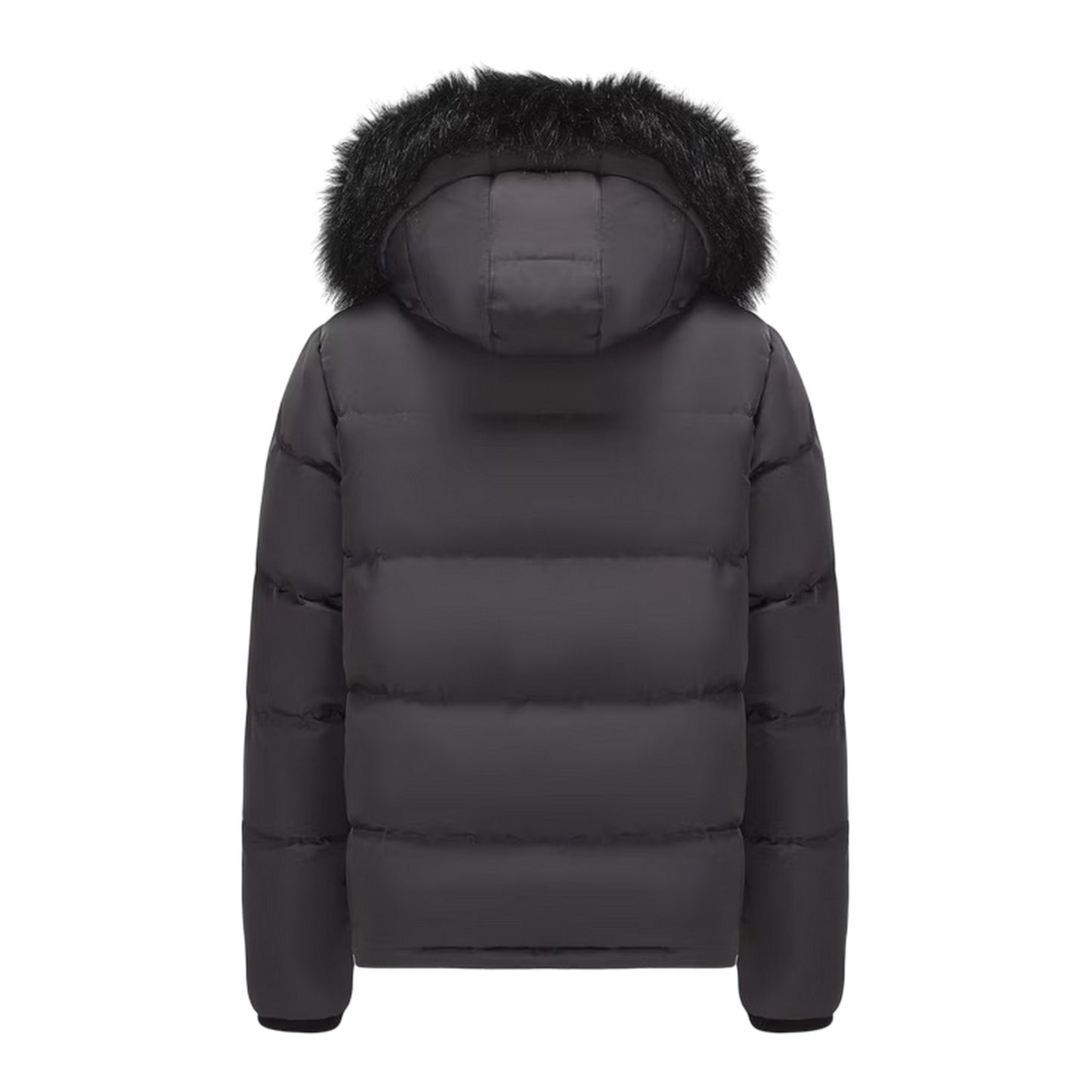 Charcoal - Back - SoulCal Mens Bubble Recycled Polyester Puffer Jacket