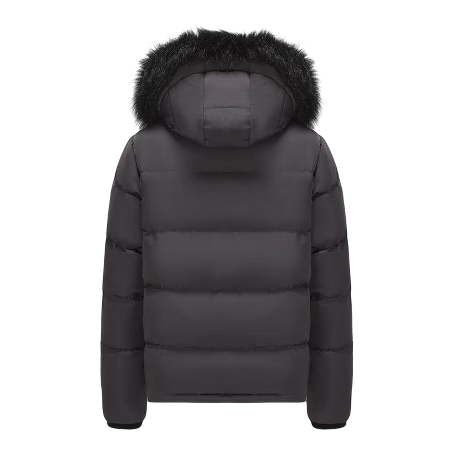 Charcoal - Back - SoulCal Mens Bubble Recycled Polyester Puffer Jacket