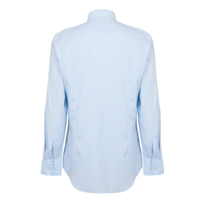 Light Blue - Back - Boss Mens H-Hank Spread Collar Shirt