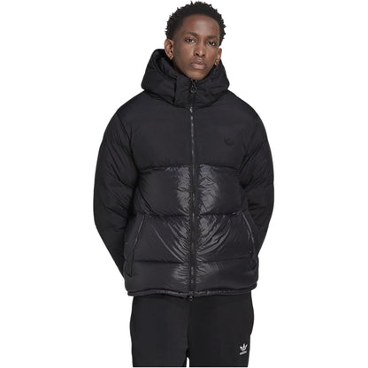 Black - Lifestyle - Adidas Mens Originals Polyester Insulated Puffer Jacket
