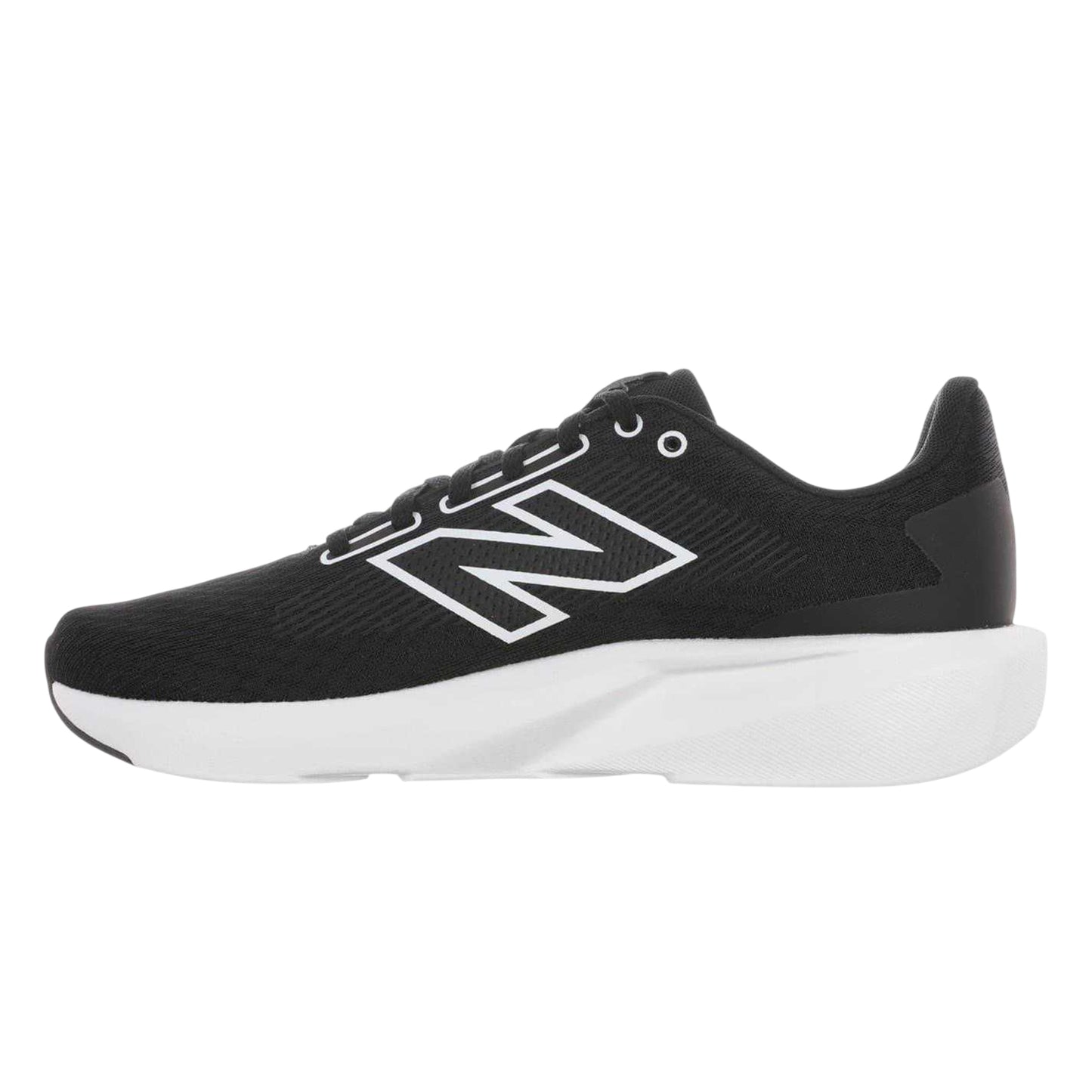 Jet Black - Back - New Balance Mens 413 V3 Mesh Running Low Heel Trainers