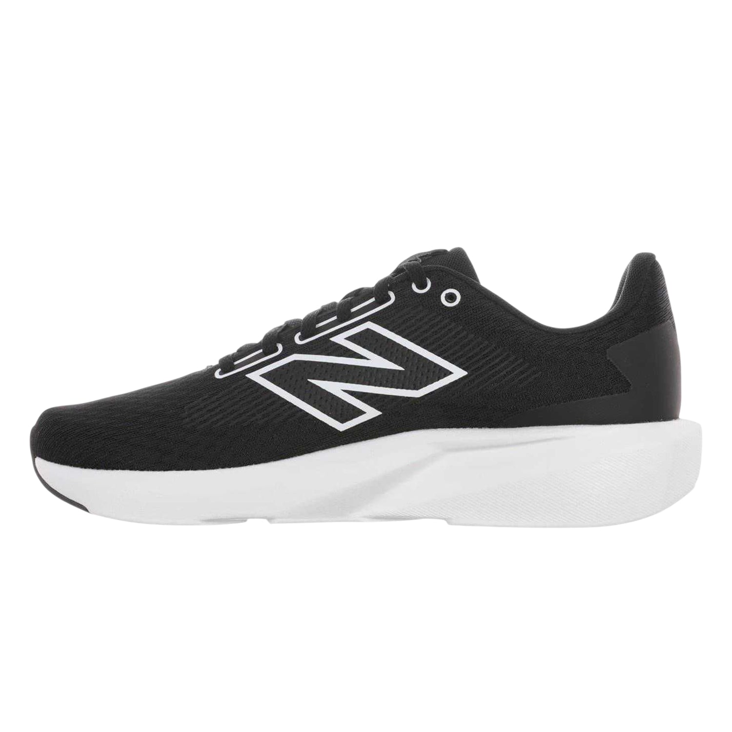 Jet Black - Back - New Balance Mens 413 V3 Mesh Running Low Heel Trainers