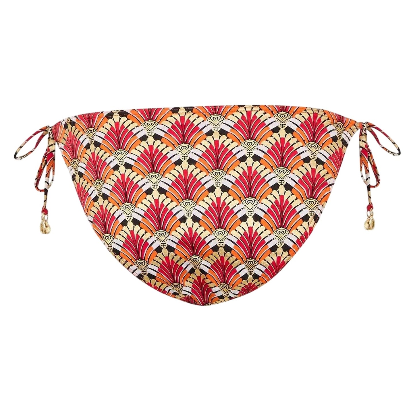 Deco Rose - Back - Biba Womens-Ladies Geometric Bikini Bottoms