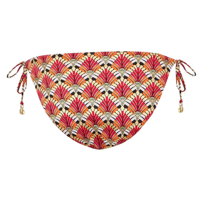 Deco Rose - Back - Biba Womens-Ladies Geometric Bikini Bottoms