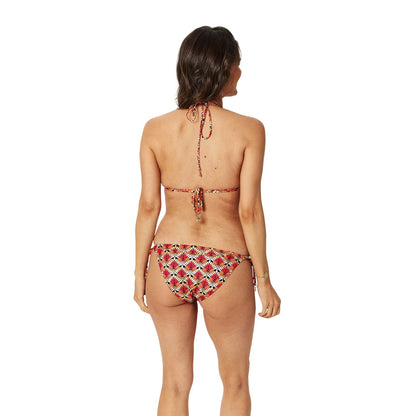 Deco Rose - Side - Biba Womens-Ladies Geometric Bikini Bottoms