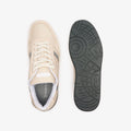 Off White - Lifestyle - Lacoste Mens T-Clip Leather Trainers
