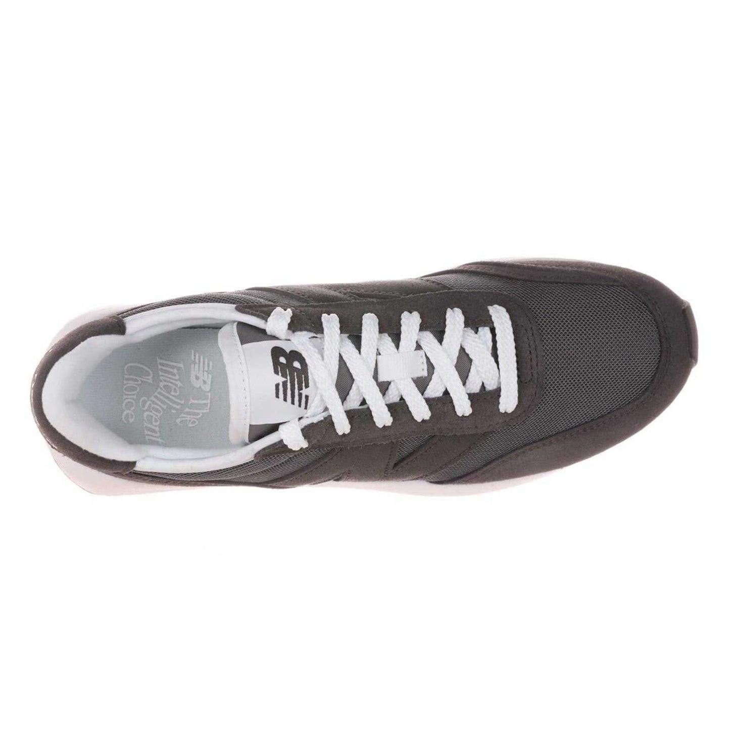 White Castlerock - Side - New Balance Mens 370 Suede Trainers