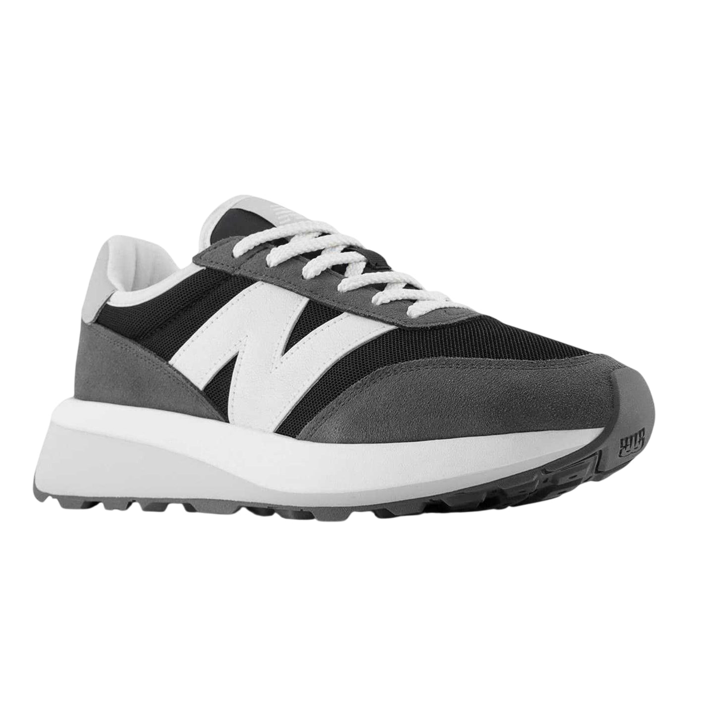 Black - Lifestyle - New Balance Mens 370 Suede Trainers