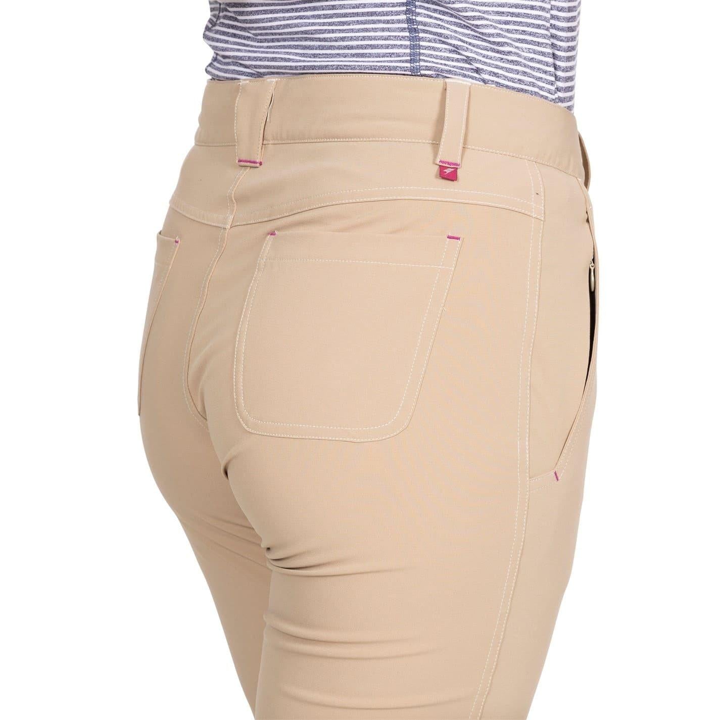 Wheat - Side - Trespass Womens-Ladies Eadie Convertible Regular Walking Trousers