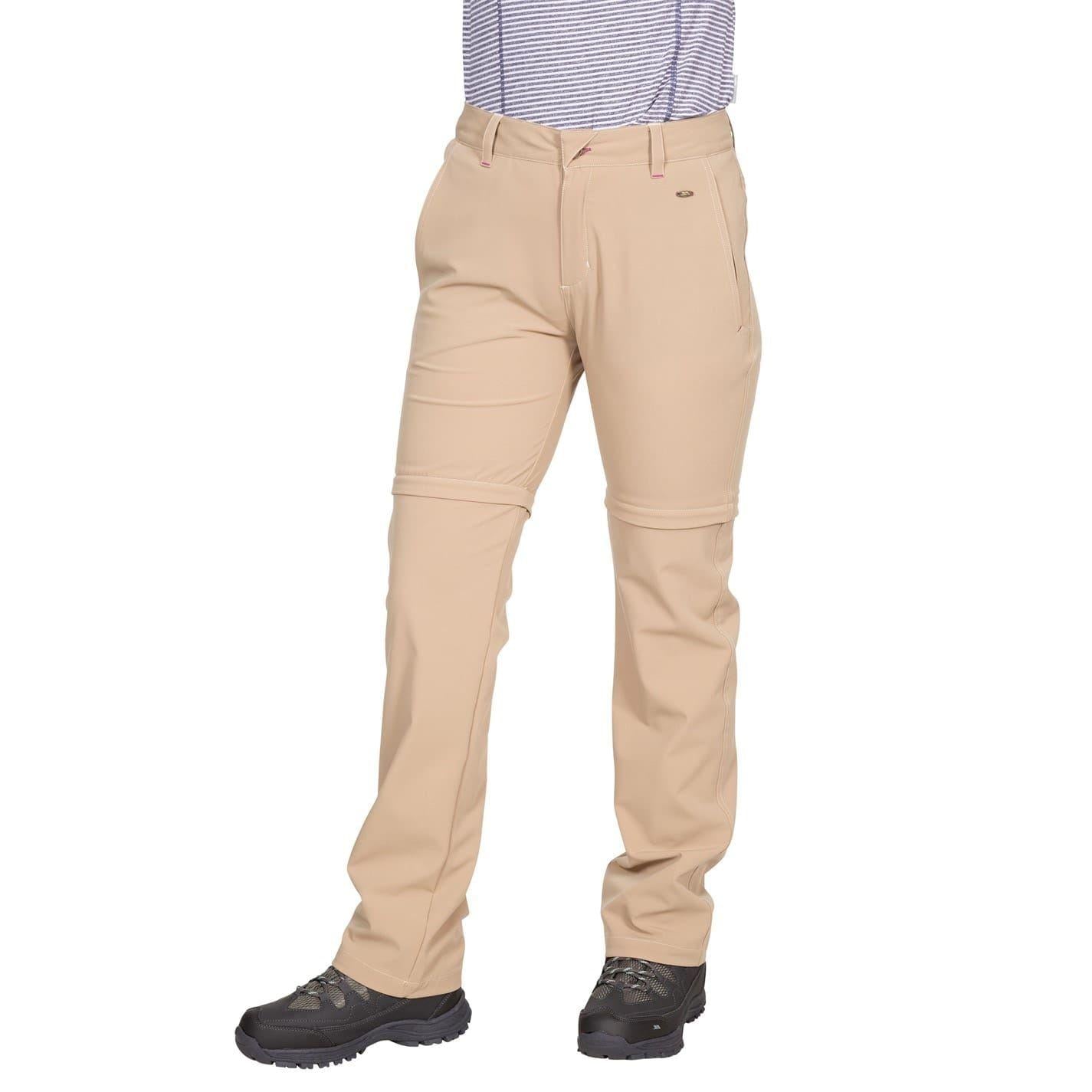 Wheat - Lifestyle - Trespass Womens-Ladies Eadie Convertible Regular Walking Trousers