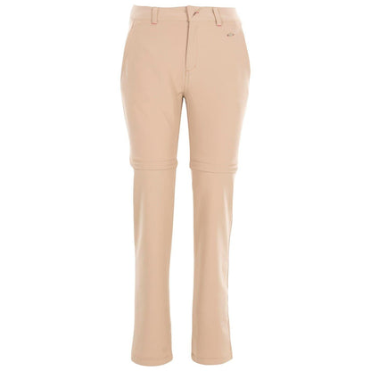 Wheat - Front - Trespass Womens-Ladies Eadie Convertible Regular Walking Trousers