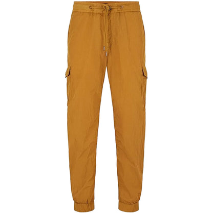 Beige - Front - Boss Mens Taberon Tapered Cargo Trousers