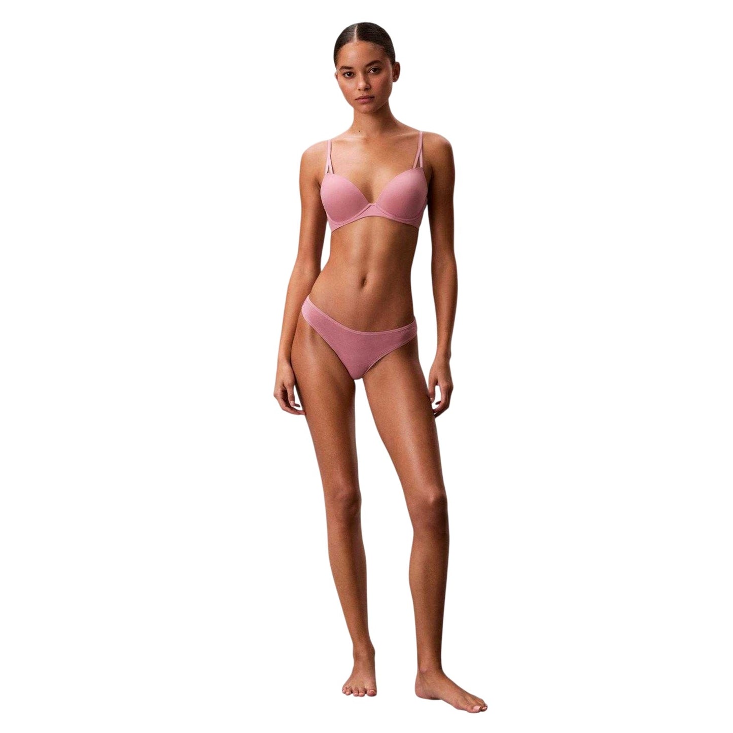 Dusty Purple - Side - Calvin Klein Womens-Ladies Demi Underwired Bra
