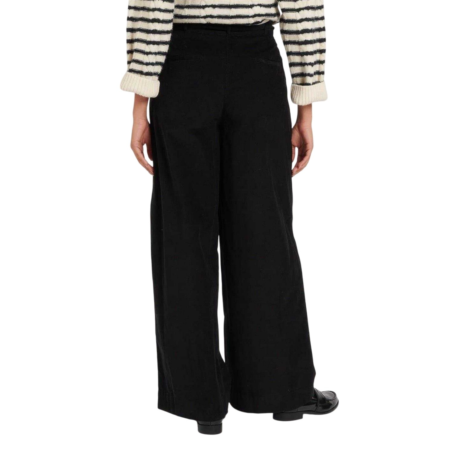 Black - Back - Nobody´s Child Womens-Ladies Wide Leg Trousers
