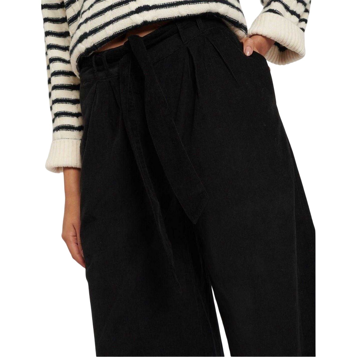 Black - Side - Nobody´s Child Womens-Ladies Wide Leg Trousers