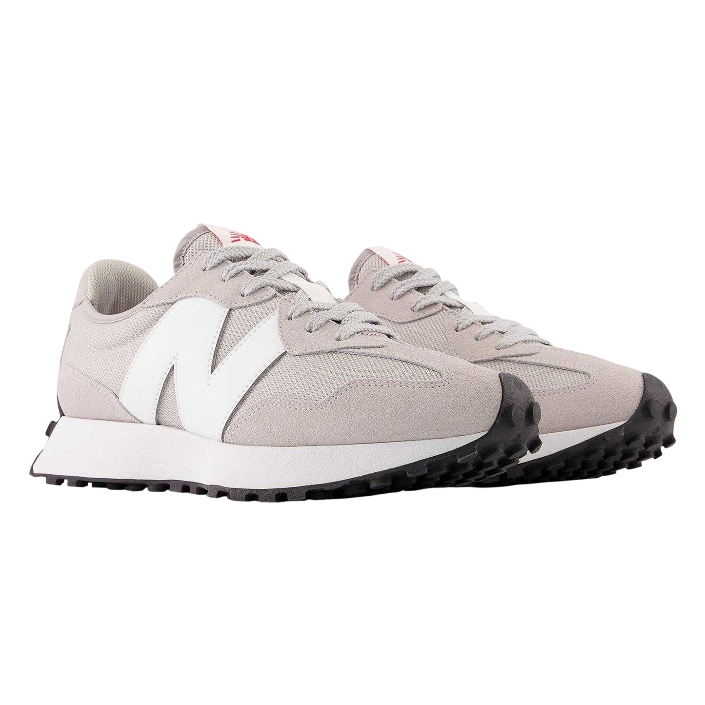 Light Grey-White - Lifestyle - New Balance Mens 327 Retro Trainers