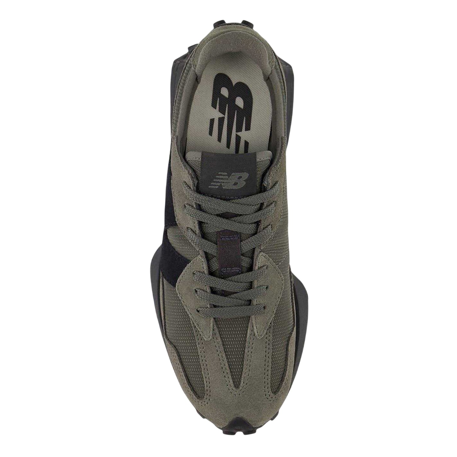 Tornado-Black - Side - New Balance Mens 327 Retro Trainers