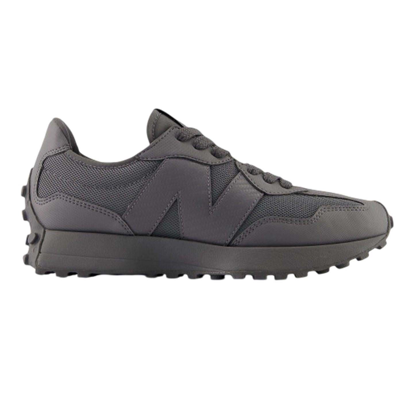 White Castlerock - Front - New Balance Mens 327 Retro Trainers