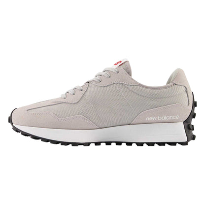 Light Grey-White - Back - New Balance Mens 327 Retro Trainers