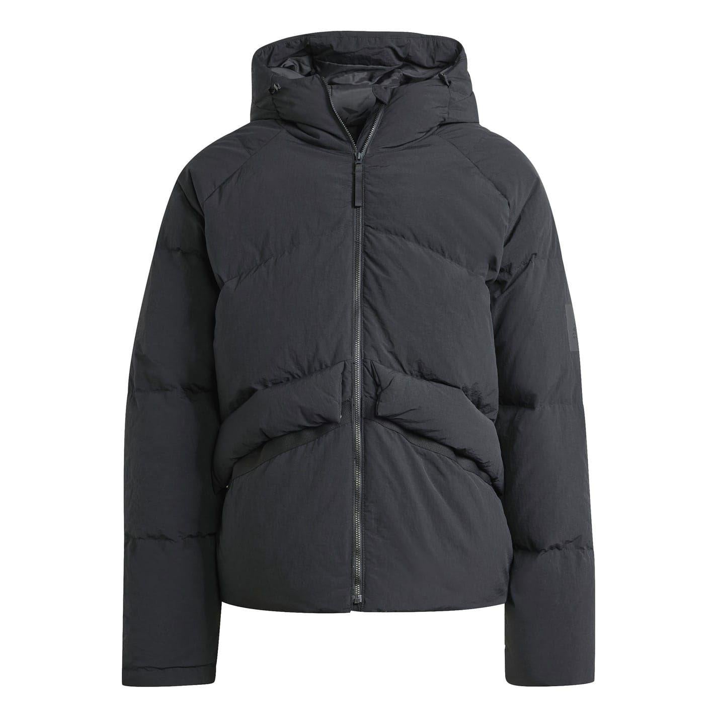 Black - Front - Adidas Mens Puffer Jacket