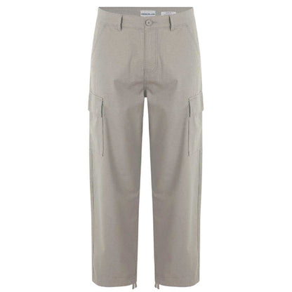 Beige - Front - SoulCal Mens Plain Cargo Trousers