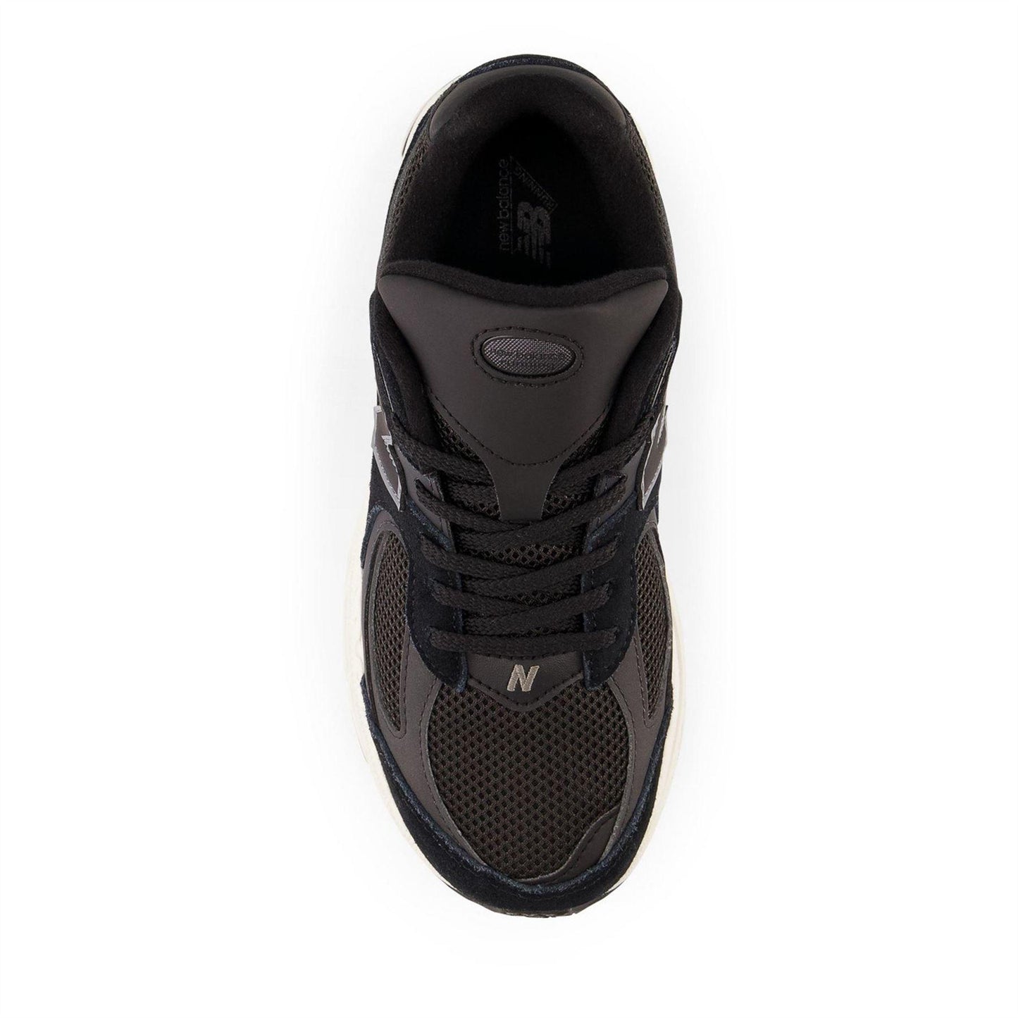 Black-White - Lifestyle - New Balance Childrens-Kids 2002 Suede Trainers