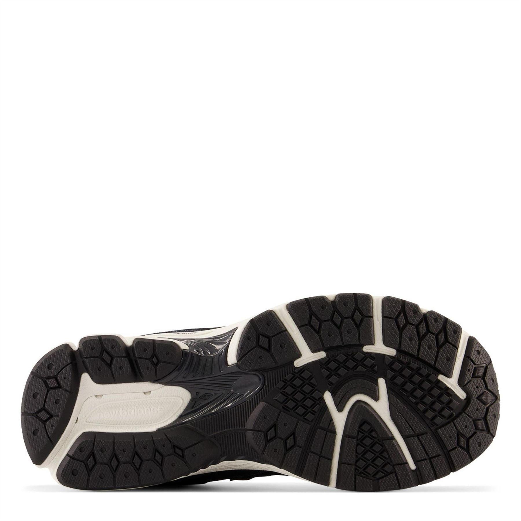 Black-White - Back - New Balance Childrens-Kids 2002 Suede Trainers