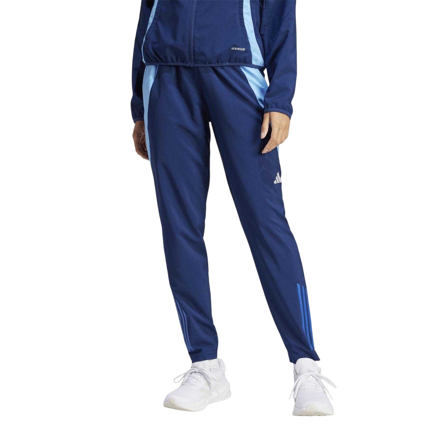 Navy Blue - Side - Adidas Womens-Ladies Tiro 24 Training Tracksuit Bottoms