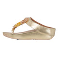 Golden - Back - Fit Flop Womens-Ladies Rumba Ombre Toe Post Sandals