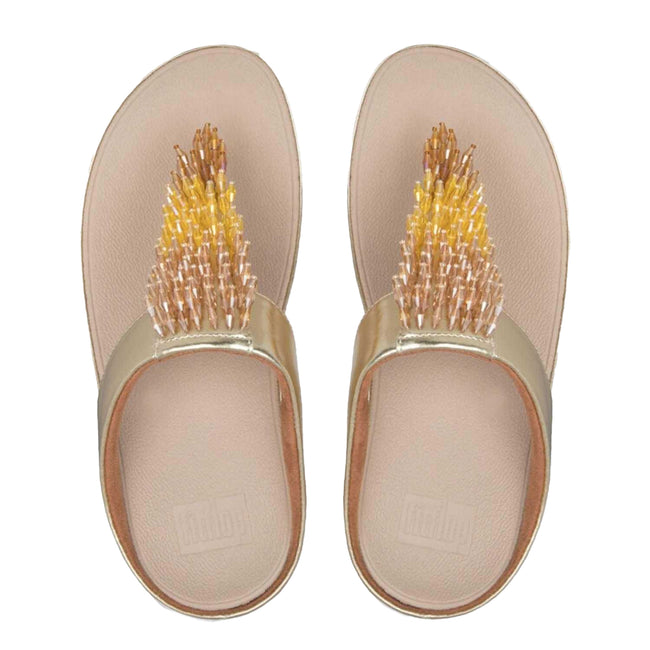 Golden - Lifestyle - Fit Flop Womens-Ladies Rumba Ombre Toe Post Sandals
