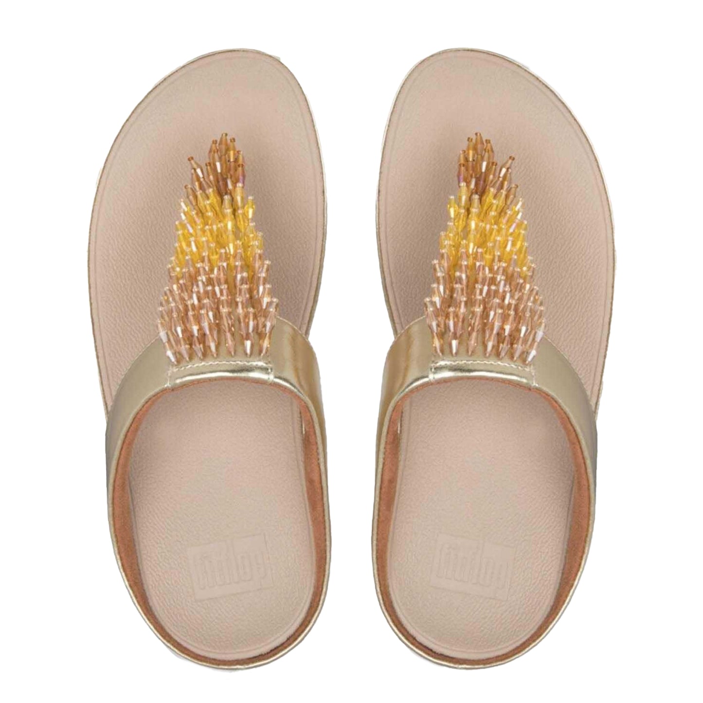 Golden - Lifestyle - Fit Flop Womens-Ladies Rumba Ombre Toe Post Sandals