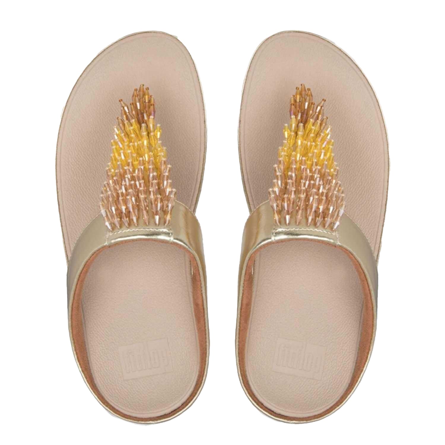 Golden - Lifestyle - Fit Flop Womens-Ladies Rumba Ombre Toe Post Sandals