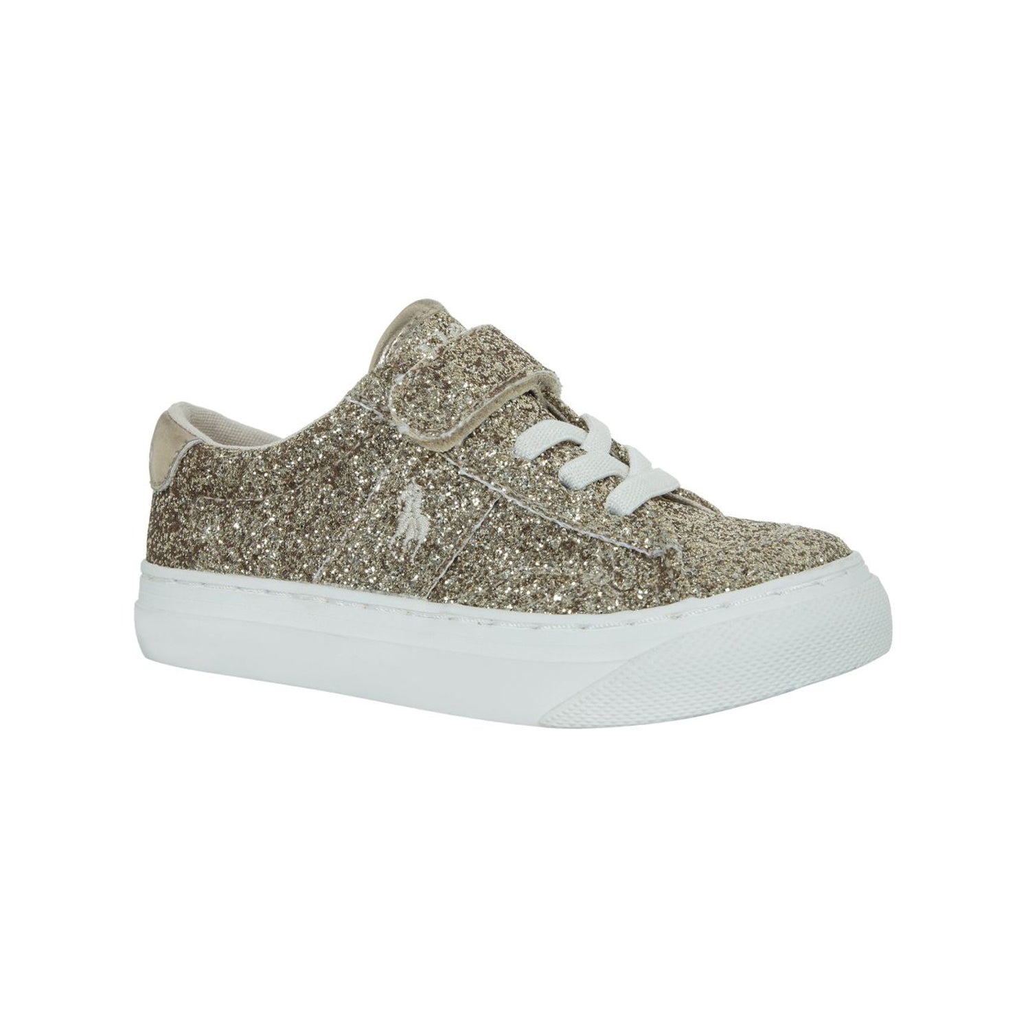 Gold-Cream - Lifestyle - Ralph Lauren Childrens-Kids Ryley Glitter Shoes
