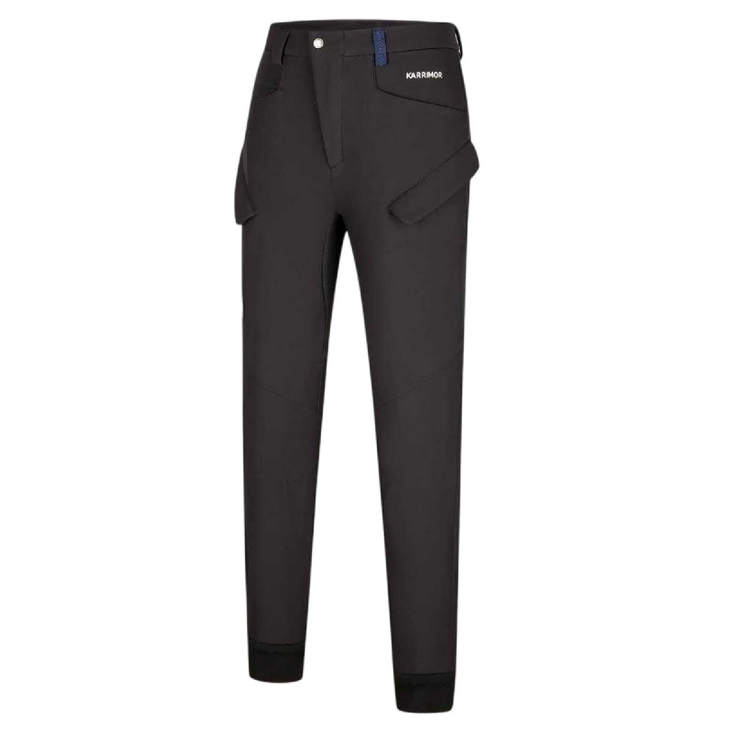 Black - Side - Karrimor Mens Plain Cargo Trousers