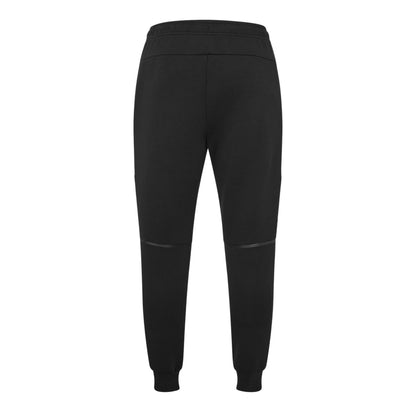 Black - Back - Everlast Mens Athletic Jogging Bottoms
