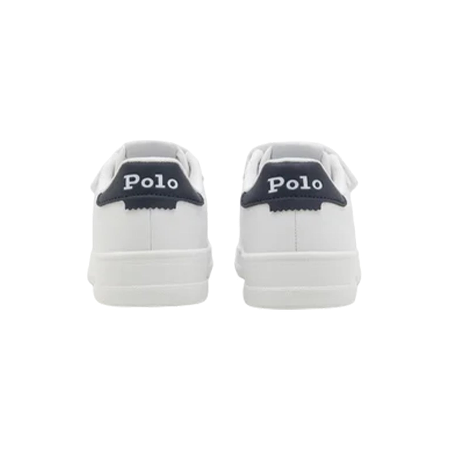 White-Navy - Back - Ralph Lauren Baby Flat Court Shoes