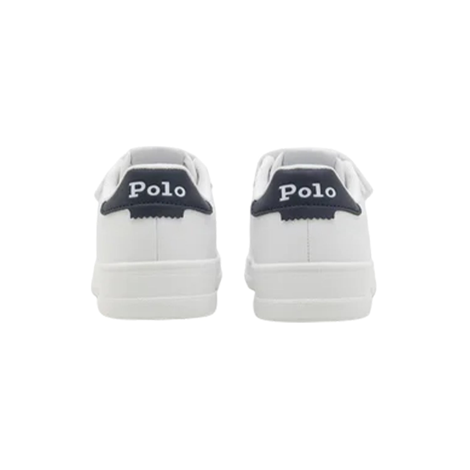 White-Navy - Back - Ralph Lauren Baby Flat Court Shoes