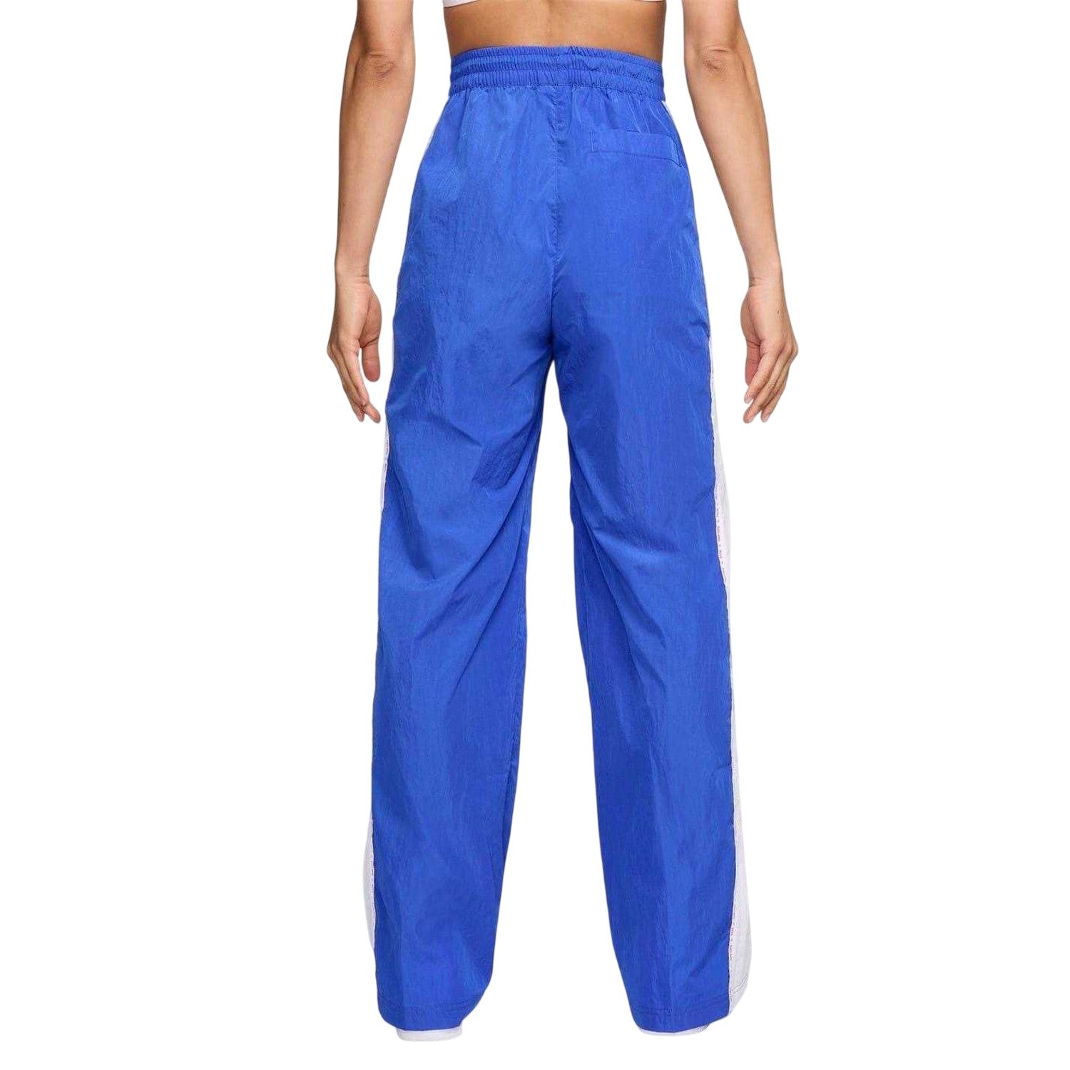 Blue-White - Back - Nike Womens-Ladies England FA Tracksuit Bottoms