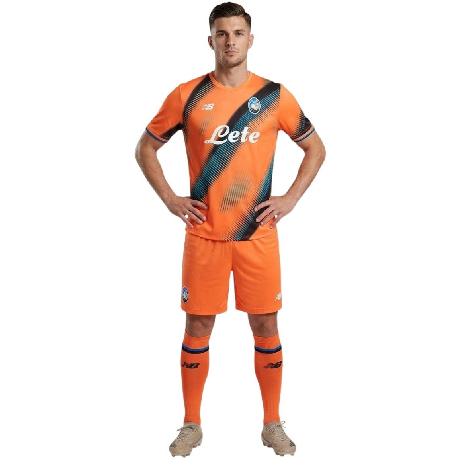 Orange - Lifestyle - New Balance Mens Atlanta 25-26 Football Shirt