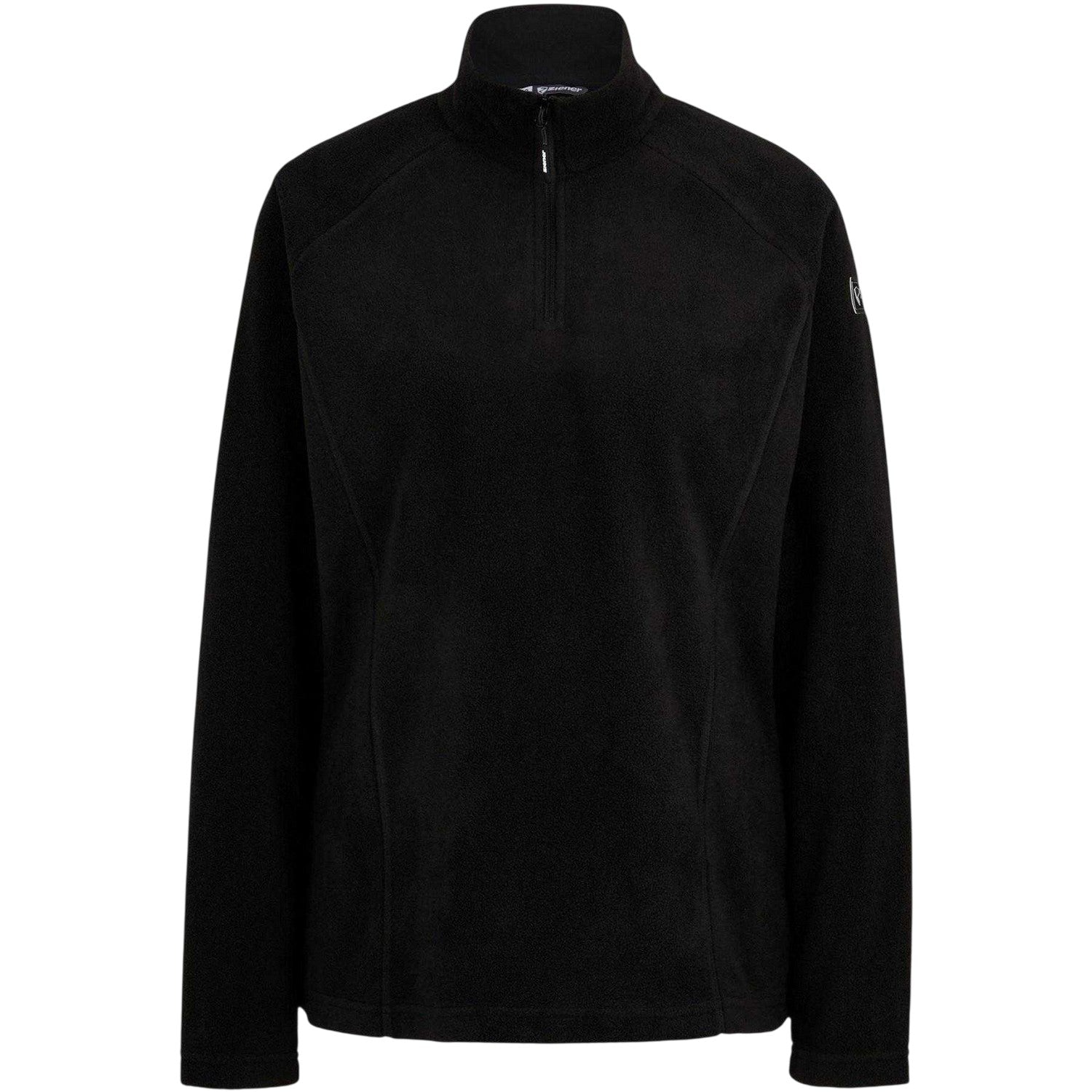 Black - Front - Ziener Womens-Ladies Januki Half Zip Fleece
