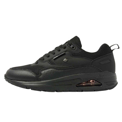 Black - Side - British Knights Mens Lennox Air Cushioned Trainers