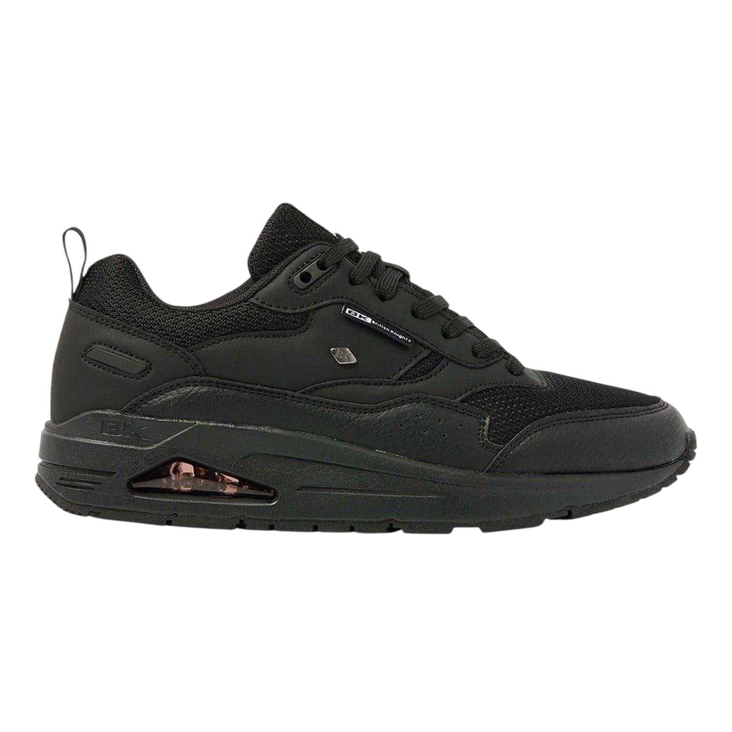 Black - Front - British Knights Mens Lennox Air Cushioned Trainers