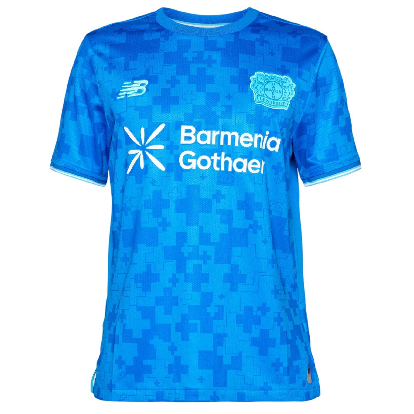 Blue - Front - New Balance Mens Bayer Leverkusen 25-26 Football Shirt