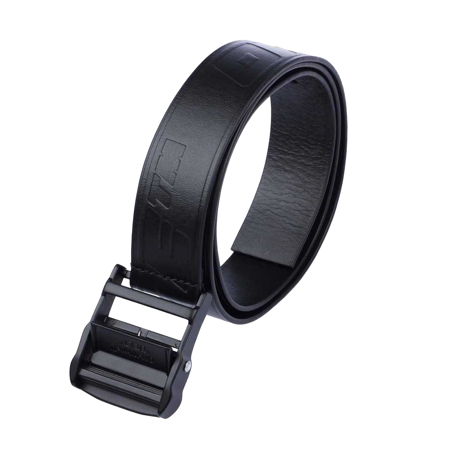 Black - Back - Off White Mens Industrial Leather Belt