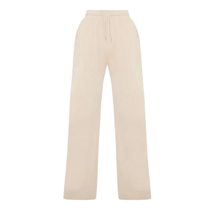 Stone - Front - I Saw It First Womens-Ladies Ribbed Wide Leg Sweatpants