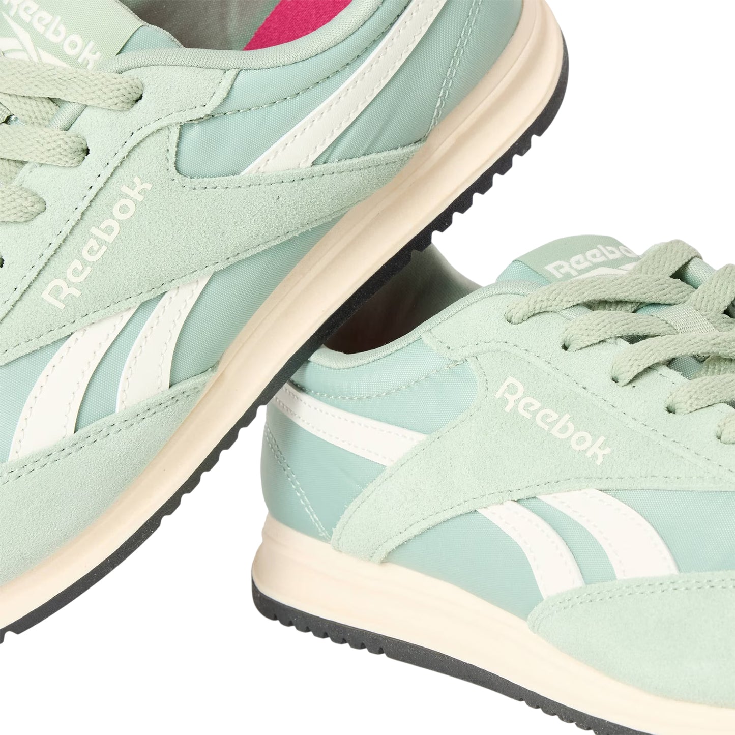 Green-Chalk - Lifestyle - Reebok Womens-Ladies World 70 Logo Trainers